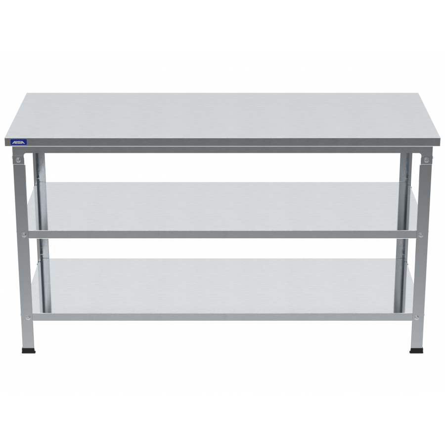 Mesa de Inox Paneleiro Duplo 60 x 150 - Aisa